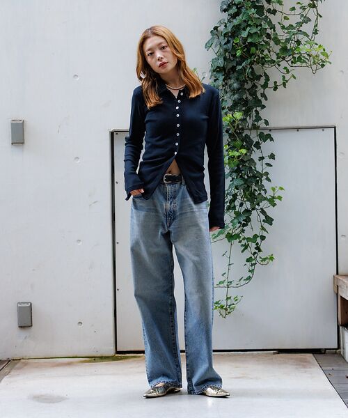 Rouge vif la cle / ルージュ・ヴィフ ラクレ カーディガン・ボレロ | 【Robert P.Miller / ロバートピーミラー】パネルリブカーディガン | 詳細19