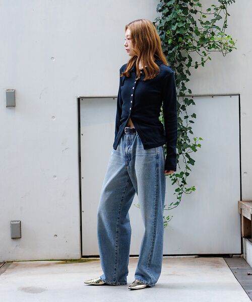 Rouge vif la cle / ルージュ・ヴィフ ラクレ カーディガン・ボレロ | 【Robert P.Miller / ロバートピーミラー】パネルリブカーディガン | 詳細21