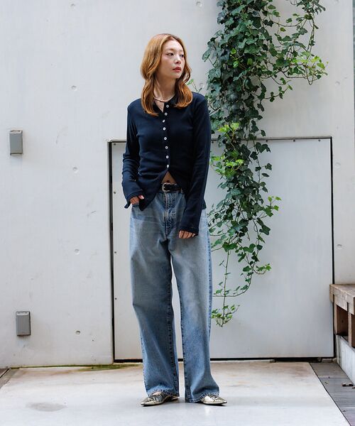 Rouge vif la cle / ルージュ・ヴィフ ラクレ カーディガン・ボレロ | 【Robert P.Miller / ロバートピーミラー】パネルリブカーディガン | 詳細22