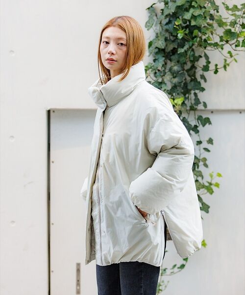Rouge vif la cle / ルージュ・ヴィフ ラクレ ダウンジャケット・ベスト | 【NANGA / ナンガ】STAND COLLAR DOWN JACKET / | 詳細13