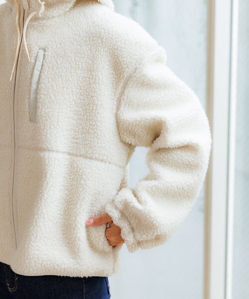 Rouge vif la cle / ルージュ・ヴィフ ラクレ パーカー | 【NANGA / ナンガ】BOA FLEECE ZIP HOODIE / ボアフ | 詳細11