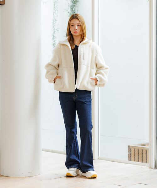 Rouge vif la cle / ルージュ・ヴィフ ラクレ パーカー | 【NANGA / ナンガ】BOA FLEECE ZIP HOODIE / ボアフ | 詳細2