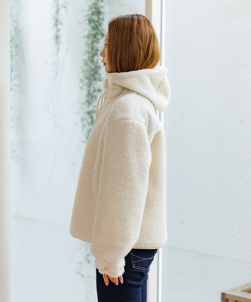 Rouge vif la cle / ルージュ・ヴィフ ラクレ パーカー | 【NANGA / ナンガ】BOA FLEECE ZIP HOODIE / ボアフ | 詳細8