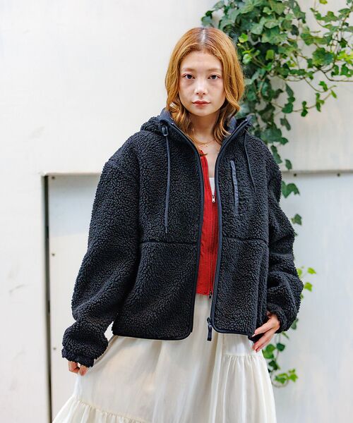 Rouge vif la cle / ルージュ・ヴィフ ラクレ パーカー | 【NANGA / ナンガ】BOA FLEECE ZIP HOODIE / ボアフ | 詳細16