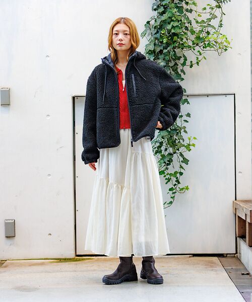 Rouge vif la cle / ルージュ・ヴィフ ラクレ パーカー | 【NANGA / ナンガ】BOA FLEECE ZIP HOODIE / ボアフ | 詳細17