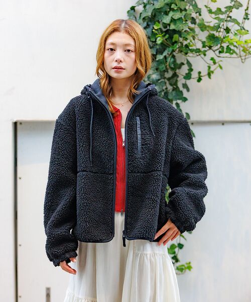 Rouge vif la cle / ルージュ・ヴィフ ラクレ パーカー | 【NANGA / ナンガ】BOA FLEECE ZIP HOODIE / ボアフ | 詳細18