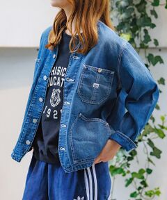 Rouge vif la cle / ルージュ・ヴィフ ラクレ ノーカラージャケット | 【LEE /リー】デニムエンジニアジャケット/ワークジャケット/ENGINEER