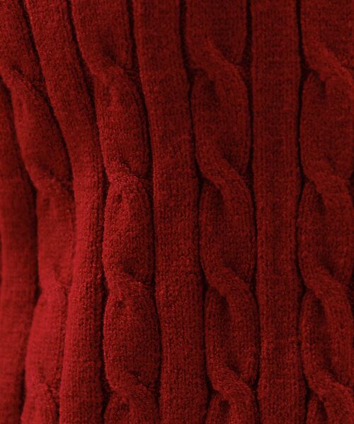 Rouge vif la cle / ルージュ・ヴィフ ラクレ カーディガン・ボレロ | 【BEVERY HILLS P.C/ビバリーヒルズポロクラブ】ケーブル編ポロカー | 詳細7