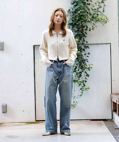 Rouge vif la cle / ルージュ・ヴィフ ラクレ カーディガン・ボレロ | 【BEVERY HILLS P.C/ビバリーヒルズポロクラブ】ケーブル編ポロカー | 詳細9