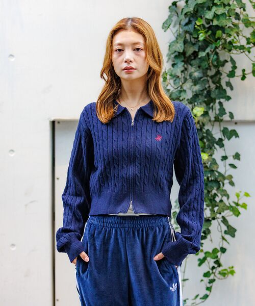 Rouge vif la cle / ルージュ・ヴィフ ラクレ カーディガン・ボレロ | 【BEVERY HILLS P.C/ビバリーヒルズポロクラブ】ケーブル編ポロカー | 詳細20