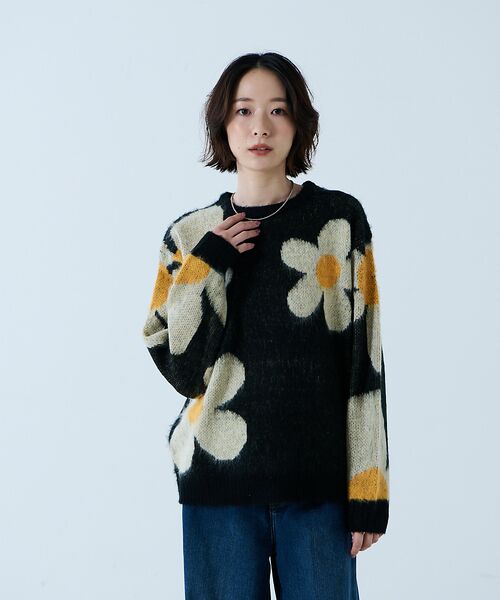 Rouge vif la cle / ルージュ・ヴィフ ラクレ ニット・セーター | 【TOWNCRAFT / タウンクラフト】VINTAGE PATTERN SHA | 詳細1