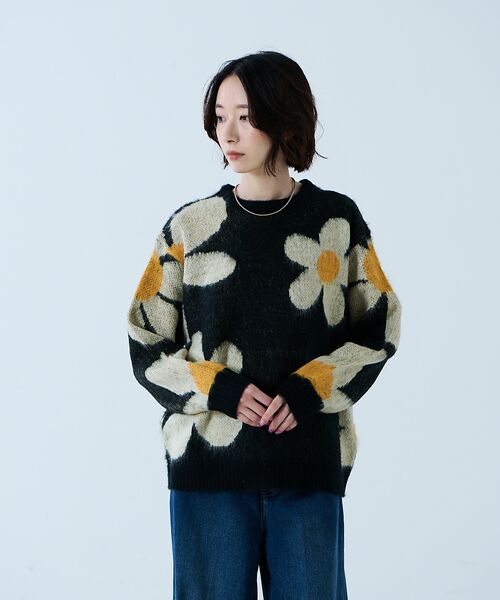 Rouge vif la cle / ルージュ・ヴィフ ラクレ ニット・セーター | 【TOWNCRAFT / タウンクラフト】VINTAGE PATTERN SHA | 詳細12