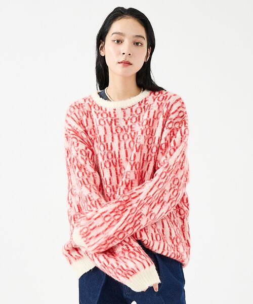 Rouge vif la cle / ルージュ・ヴィフ ラクレ ニット・セーター | 【TOWNCRAFT / タウンクラフト】VINTAGE PATTERN SHA | 詳細14