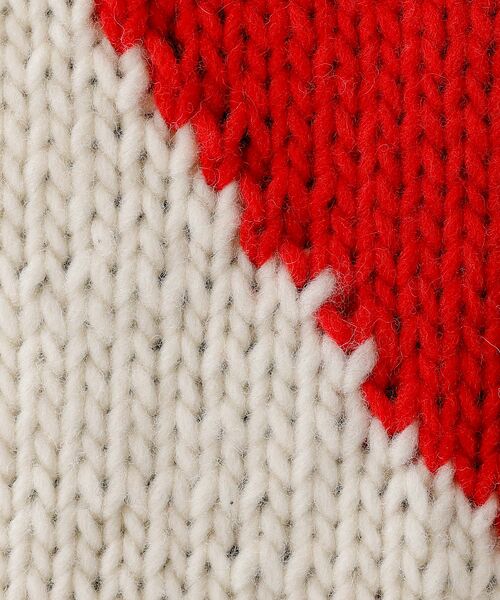 Rouge vif la cle / ルージュ・ヴィフ ラクレ ニット・セーター | 【THRIFTY LOOK/スリフティールック】ハンドニット / "I ♥LA" | 詳細13