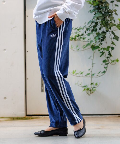 Rouge vif la cle / ルージュ・ヴィフ ラクレ パンツ | 【adidas / アディダス】ベロアトラックパンツ/VELOUR SST PA | 詳細1