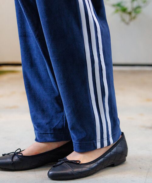 Rouge vif la cle / ルージュ・ヴィフ ラクレ パンツ | 【adidas / アディダス】ベロアトラックパンツ/VELOUR SST PA | 詳細17