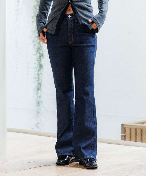 Rouge vif la cle / ルージュ・ヴィフ ラクレ デニムパンツ | 【SOMETHING/サムシング】BODYFIRE FLARE/フレアデニムパン | 詳細1