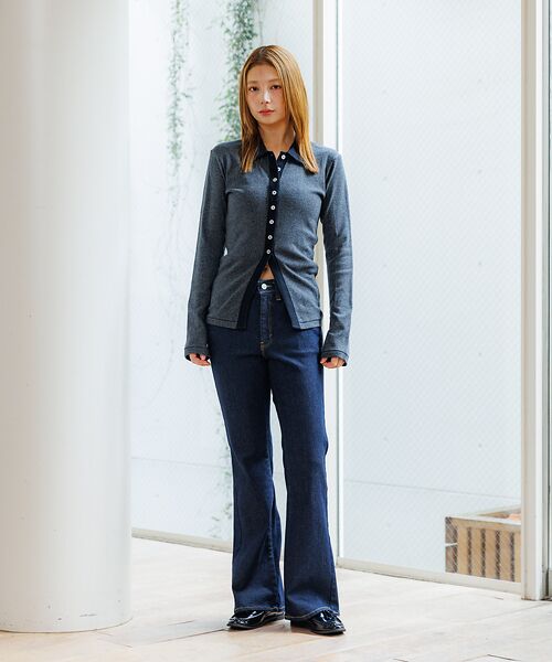 Rouge vif la cle / ルージュ・ヴィフ ラクレ デニムパンツ | 【SOMETHING/サムシング】BODYFIRE FLARE/フレアデニムパン | 詳細2