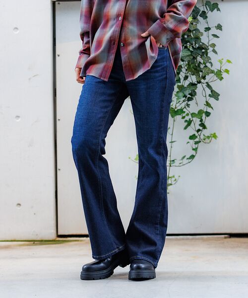 Rouge vif la cle / ルージュ・ヴィフ ラクレ デニムパンツ | 【SOMETHING/サムシング】BODYFIRE FLARE/フレアデニムパン | 詳細14