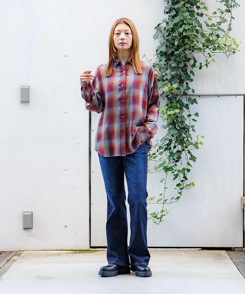 Rouge vif la cle / ルージュ・ヴィフ ラクレ デニムパンツ | 【SOMETHING/サムシング】BODYFIRE FLARE/フレアデニムパン | 詳細15