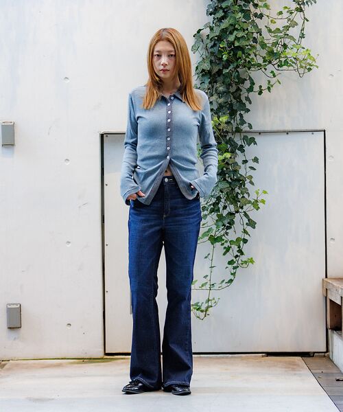 Rouge vif la cle / ルージュ・ヴィフ ラクレ デニムパンツ | 【SOMETHING/サムシング】BODYFIRE FLARE/フレアデニムパン | 詳細18