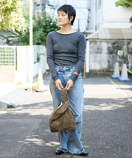 Rouge vif la cle / ルージュ・ヴィフ ラクレ トートバッグ | 【MASTER & CO】チノトートバッグスモール / 日本製 / レオパード | 詳細4