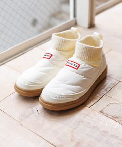 Rouge vif la cle / ルージュ・ヴィフ ラクレ ブーツ（ショート丈） | 【HUNTER/ハンター】イン/アウト ニッティド カフ スリッパ― ブーツ/K