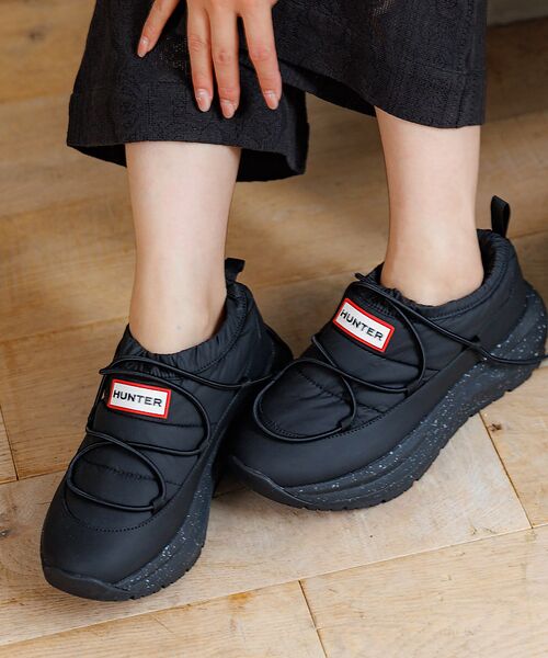 Rouge vif la cle/ルージュ・ヴィフ ラクレ 【HUNTER/ハンター】厚底スリッポン/SLIPON TRAINER/厚底/ス ブラック 22