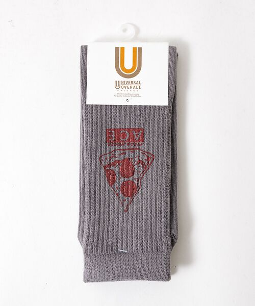 Rouge vif la cle/ルージュ・ヴィフ ラクレ 【UNIVERSAL OVERALL/ユニバーサルオーバーオール】キューブソック グレー F Rouge vif la cle/ルージュ・ヴィフ ラクレ 【UNIVERSAL OVERALL/ユニバーサルオーバーオール】キューブソック グレー F