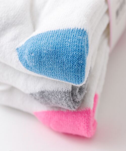 Rouge vif la cle / ルージュ・ヴィフ ラクレ ソックス | 【THE RAILROAD SOCK/レイルロードソック】3組ソックス/ホワイト | 詳細3