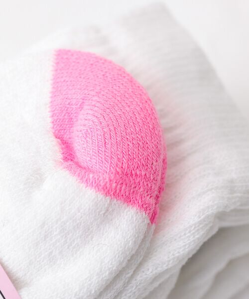 Rouge vif la cle / ルージュ・ヴィフ ラクレ ソックス | 【THE RAILROAD SOCK/レイルロードソック】3組ソックス/ホワイト | 詳細5