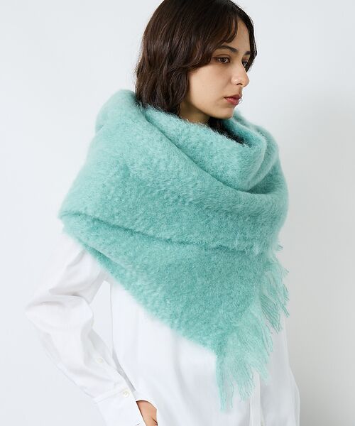 Rouge vif la cle / ルージュ・ヴィフ ラクレ マフラー・ショール・スヌード・ストール | 【814 EZCARAY / エスカライ】モヘアストール / マフラー / 大判 | 詳細15