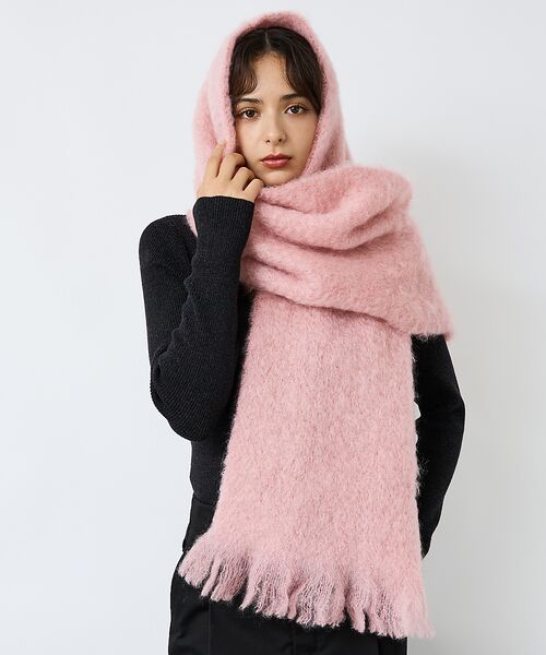 Rouge vif la cle / ルージュ・ヴィフ ラクレ マフラー・ショール・スヌード・ストール | 【814 EZCARAY / エスカライ】モヘアストール / マフラー / 大判 | 詳細22