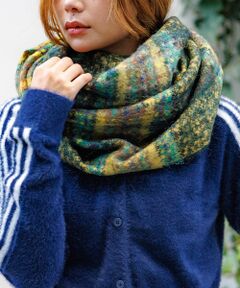 Rouge vif la cle / ルージュ・ヴィフ ラクレ マフラー・ショール・スヌード・ストール | 【Pierre Quioc / ピエールキオック】モヘア混チェックストール /