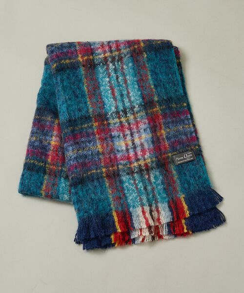 Rouge vif la cle / ルージュ・ヴィフ ラクレ マフラー・ショール・スヌード・ストール | 【Pierre Quioc / ピエールキオック】モヘア混チェックストール / | 詳細10