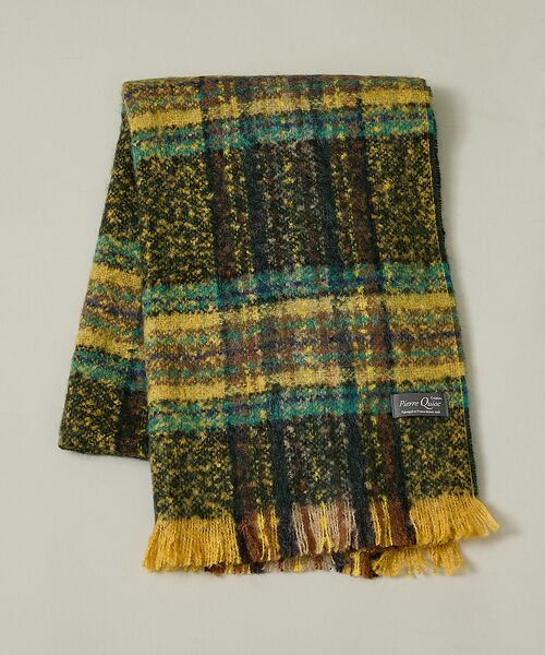 Rouge vif la cle / ルージュ・ヴィフ ラクレ マフラー・ショール・スヌード・ストール | 【Pierre Quioc / ピエールキオック】モヘア混チェックストール / | 詳細14