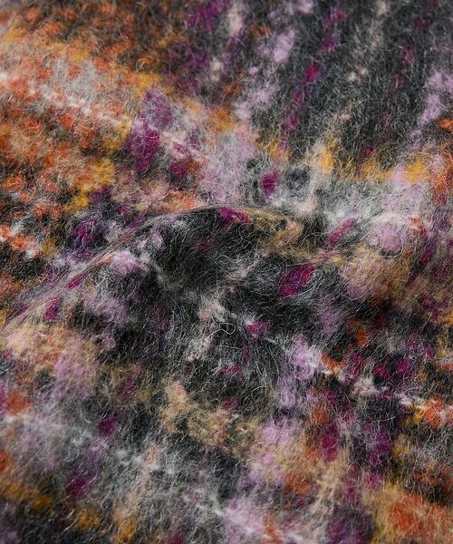 Rouge vif la cle / ルージュ・ヴィフ ラクレ マフラー・ショール・スヌード・ストール | 【Pierre Quioc / ピエールキオック】モヘア混チェックストール / | 詳細23