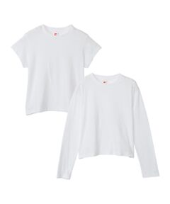 Rouge vif la cle / ルージュ・ヴィフ ラクレ Tシャツ | 【HANES/ヘインズ】2P クルーネックショートスリーブ・ロングスリーブTシャ