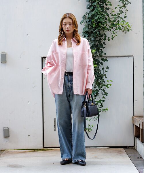 Rouge vif la cle / ルージュ・ヴィフ ラクレ シャツ・ブラウス | 【Le Melange/ル・メランジュ】オーバーサイズシャツ/#8543203/ | 詳細6