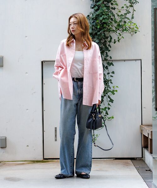 Rouge vif la cle / ルージュ・ヴィフ ラクレ シャツ・ブラウス | 【Le Melange/ル・メランジュ】オーバーサイズシャツ/#8543203/ | 詳細7