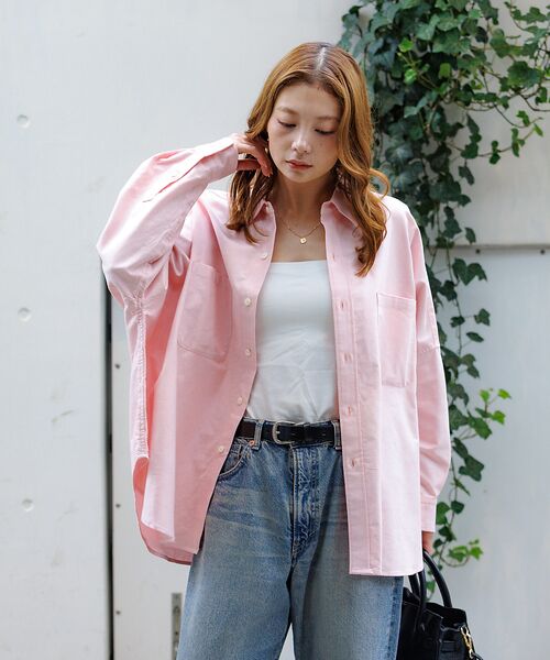 Rouge vif la cle / ルージュ・ヴィフ ラクレ シャツ・ブラウス | 【Le Melange/ル・メランジュ】オーバーサイズシャツ/#8543203/ | 詳細9