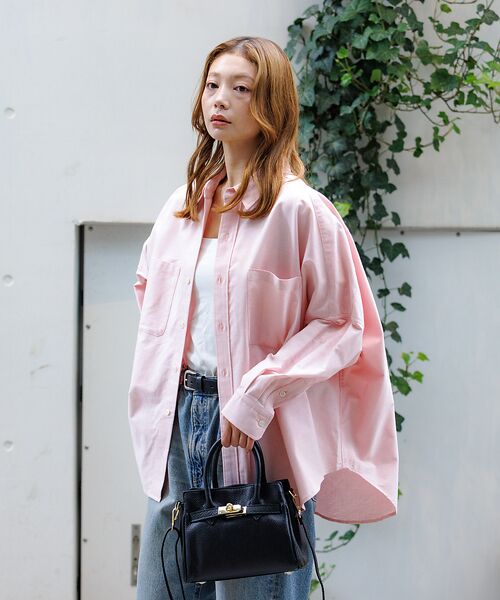 Rouge vif la cle / ルージュ・ヴィフ ラクレ シャツ・ブラウス | 【Le Melange/ル・メランジュ】オーバーサイズシャツ/#8543203/ | 詳細10