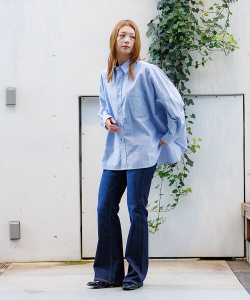 Rouge vif la cle / ルージュ・ヴィフ ラクレ シャツ・ブラウス | 【Le Melange/ル・メランジュ】オーバーサイズシャツ/#8543203/ | 詳細12