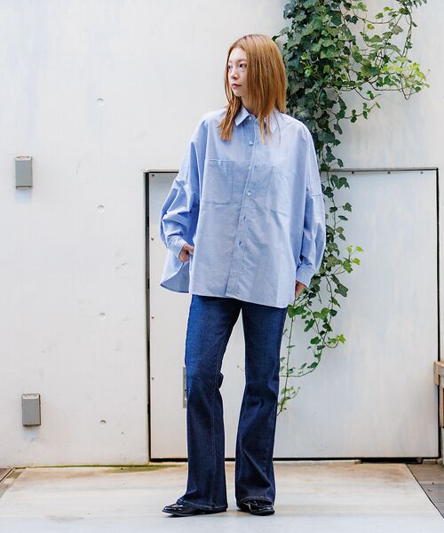 Rouge vif la cle / ルージュ・ヴィフ ラクレ シャツ・ブラウス | 【Le Melange/ル・メランジュ】オーバーサイズシャツ/#8543203/ | 詳細13