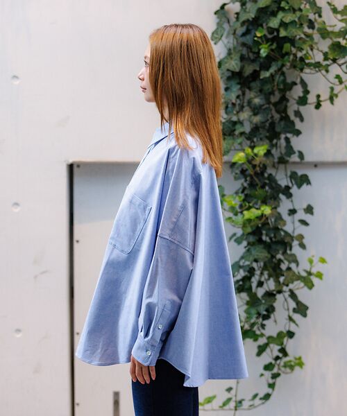 Rouge vif la cle / ルージュ・ヴィフ ラクレ シャツ・ブラウス | 【Le Melange/ル・メランジュ】オーバーサイズシャツ/#8543203/ | 詳細17