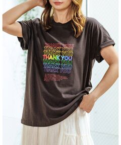 Rouge vif la cle / ルージュ・ヴィフ ラクレ Tシャツ | 【Le Melange/ル・メランジュ】カラフルロゴTシャツ/#8541001T