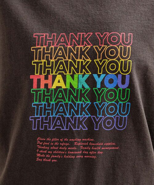 Rouge vif la cle / ルージュ・ヴィフ ラクレ Tシャツ | 【Le Melange/ル・メランジュ】カラフルロゴTシャツ/#8541001T | 詳細15