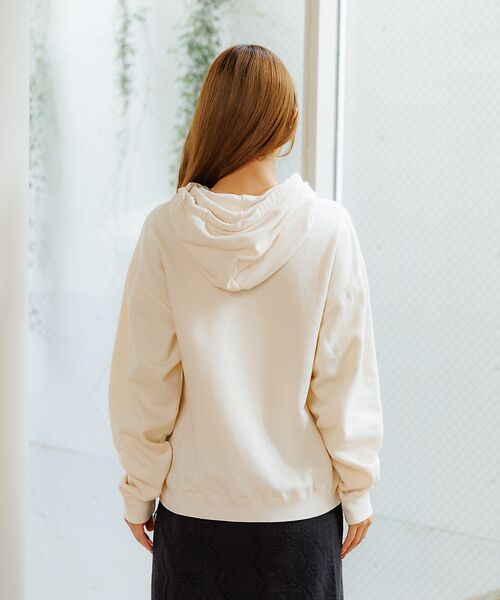 Rouge vif la cle / ルージュ・ヴィフ ラクレ スウェット | 【Le Melange/ル・メランジュ】ミニ裏毛フーディー/#8541008/裏 | 詳細6