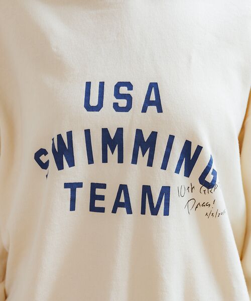 Rouge vif la cle / ルージュ・ヴィフ ラクレ スウェット | 【Le Melange/ル・メランジュ】ミニ裏毛フーディー/#8541008/裏 | 詳細9