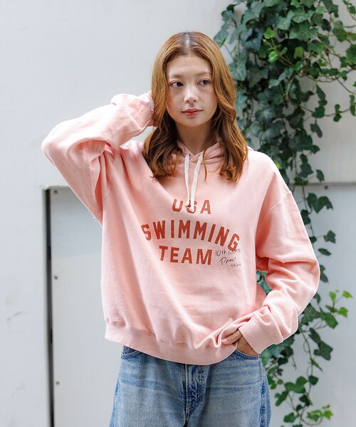 Rouge vif la cle / ルージュ・ヴィフ ラクレ スウェット | 【Le Melange/ル・メランジュ】ミニ裏毛フーディー/#8541008/裏 | 詳細12